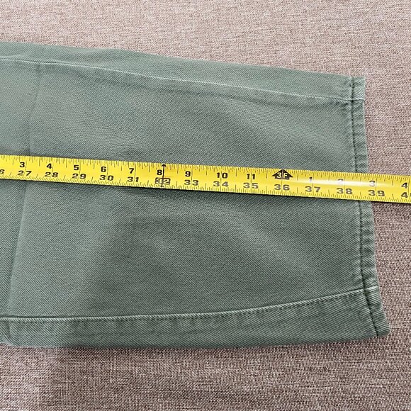 Levi's Premium Baggy Dad Barrel Denim Jeans Women's 29 Mid Rise Green Casual NWT - Picture 15 of 15